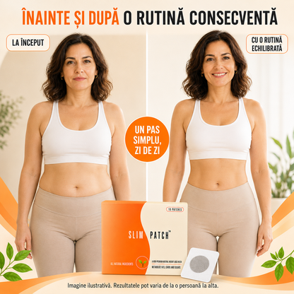 Set 90 Plasturi Slim Patch, Cură Completă pentru 3 Luni, pentru Detoxifiere Naturală, Reduce Poftă de Mâncare, Eliminarea Toxinelor din Corp