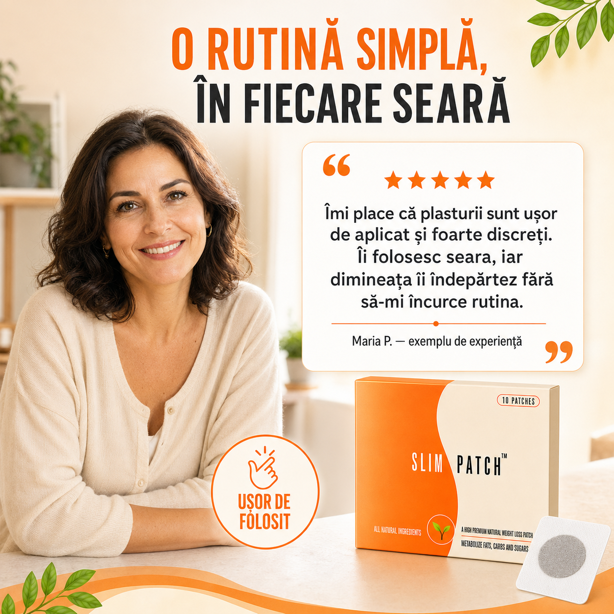 Set 90 Plasturi Slim Patch, Cură Completă pentru 3 Luni, pentru Detoxifiere Naturală, Reduce Poftă de Mâncare, Eliminarea Toxinelor din Corp