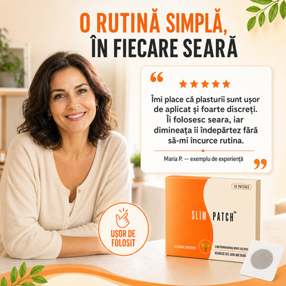 Set 90 Plasturi Slim Patch, Cură Completă pentru 3 Luni, pentru Detoxifiere Naturală, Reduce Poftă de Mâncare, Eliminarea Toxinelor din Corp