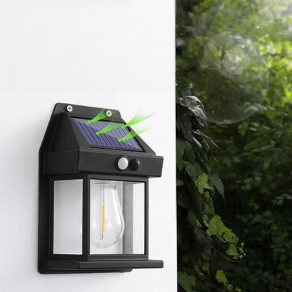 Set 8 Lămpi cu Încărcare Solară, 3 Moduri Iluminare, Senzor de Mișcare, Rezistență la Ploaie (IP65), Mod Automat Noapte/Zi