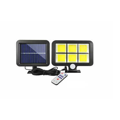 Set 4 Proiectoare LED cu Panou Solar, Senzor de Mișcare, Rezistență la Ploaie (IP65), Mod Automat Noapte/Zi