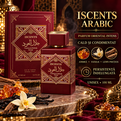 Apă de Parfum Oriental Premium, 100ml, Persistență Îndelungată, Unisex (3 Arome la Alegere: Velvet Embrace, Arabic, Aurora Mist)