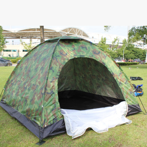Cort Camping pentru 3-4 Persoane (Dimensiuni 200x200x135cm), Foarte Solid și Rezistent la Intemperii, Impermeabil, Protecție UV, Plasă Anti-Insecte, Geantă Transport