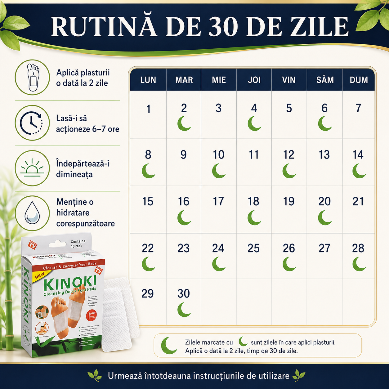 Pachet Sănătate Completă: Set 50 Plasturi cu PELIN pentru Dureri de Genunchi, Spate, Umeri, Ceafă, Articulații + Set 50 Plasturi KINOKI pentru Detoxifiere și Îmbunătățirea Circulației