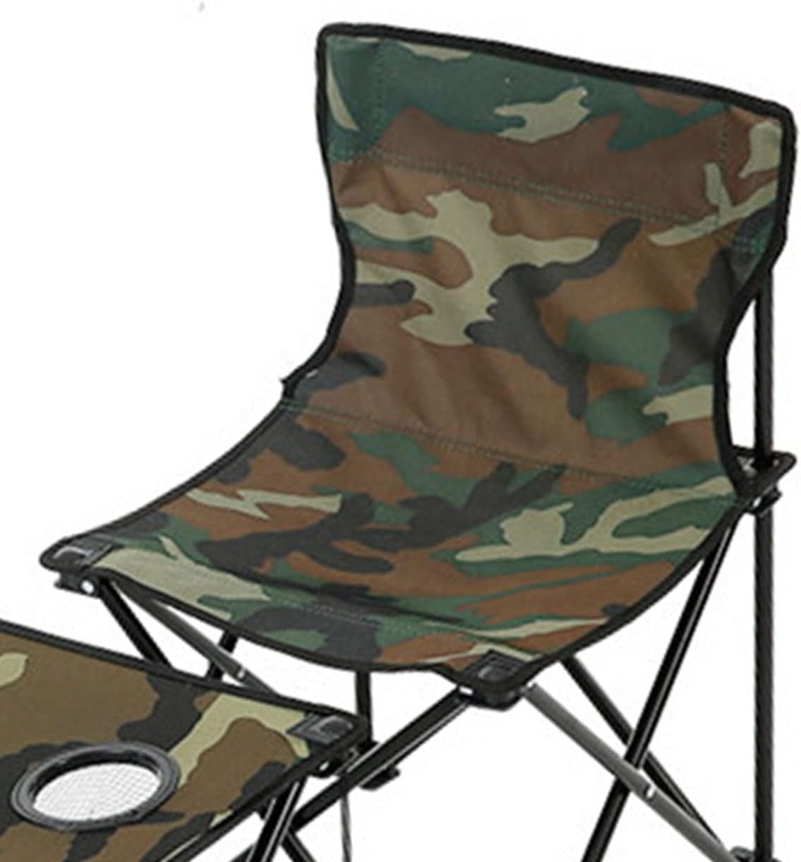 Set Masă (40x45cm) și 2 Scaune (60x30cm) Pliabile, pentru Camping, Picnic, Pescuit sau alte Activități, Geantă Transport Inclusă, Masă cu Suport Pahare/Sticle