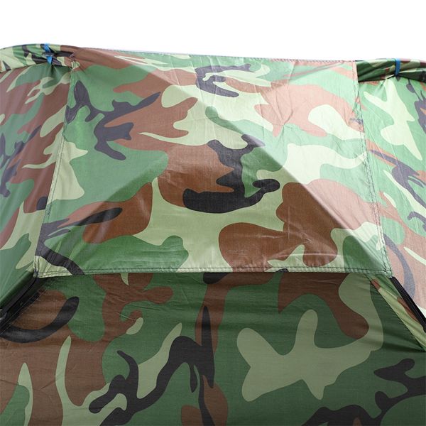 Cort Camping pentru 3-4 Persoane (Dimensiuni 200x200x135cm), Foarte Solid și Rezistent la Intemperii, Impermeabil, Protecție UV, Plasă Anti-Insecte, Geantă Transport