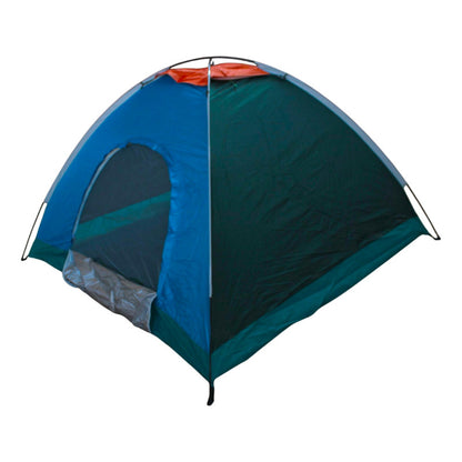 Cort Camping pentru 3-4 Persoane (Dimensiuni 200x200x135cm), Foarte Solid și Rezistent la Intemperii, Impermeabil, Protecție UV, Plasă Anti-Insecte, Geantă Transport