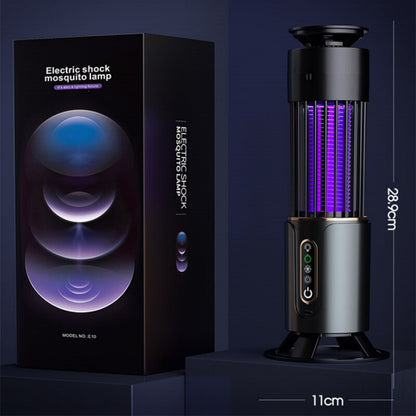 Model 1 | Lampă Anti-Țânțari 2 în 1 cu Lumină UV si Plasă Electrică de Înaltă Tensiune, Temporizare 3 Trepte, Portabilă, Silențioasă, Acoperire 360°