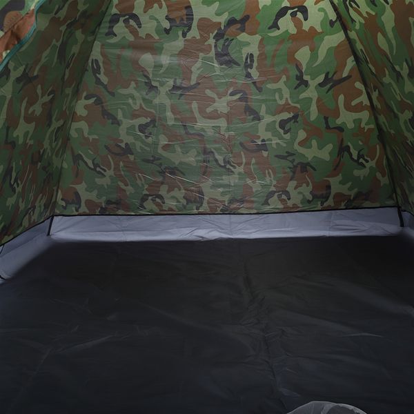 Cort Camping pentru 3-4 Persoane (Dimensiuni 200x200x135cm), Foarte Solid și Rezistent la Intemperii, Impermeabil, Protecție UV, Plasă Anti-Insecte, Geantă Transport