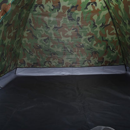 Cort Camping pentru 3-4 Persoane (Dimensiuni 200x200x135cm), Foarte Solid și Rezistent la Intemperii, Impermeabil, Protecție UV, Plasă Anti-Insecte, Geantă Transport