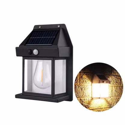 Set 8 Lămpi cu Încărcare Solară, 3 Moduri Iluminare, Senzor de Mișcare, Rezistență la Ploaie (IP65), Mod Automat Noapte/Zi