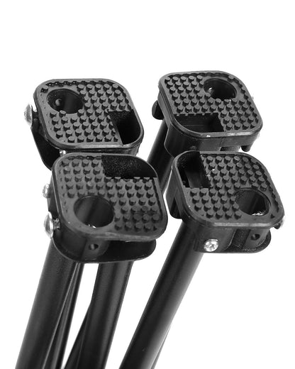 Set Masă (40x45cm) și 2 Scaune (60x30cm) Pliabile, pentru Camping, Picnic, Pescuit sau alte Activități, Geantă Transport Inclusă, Masă cu Suport Pahare/Sticle