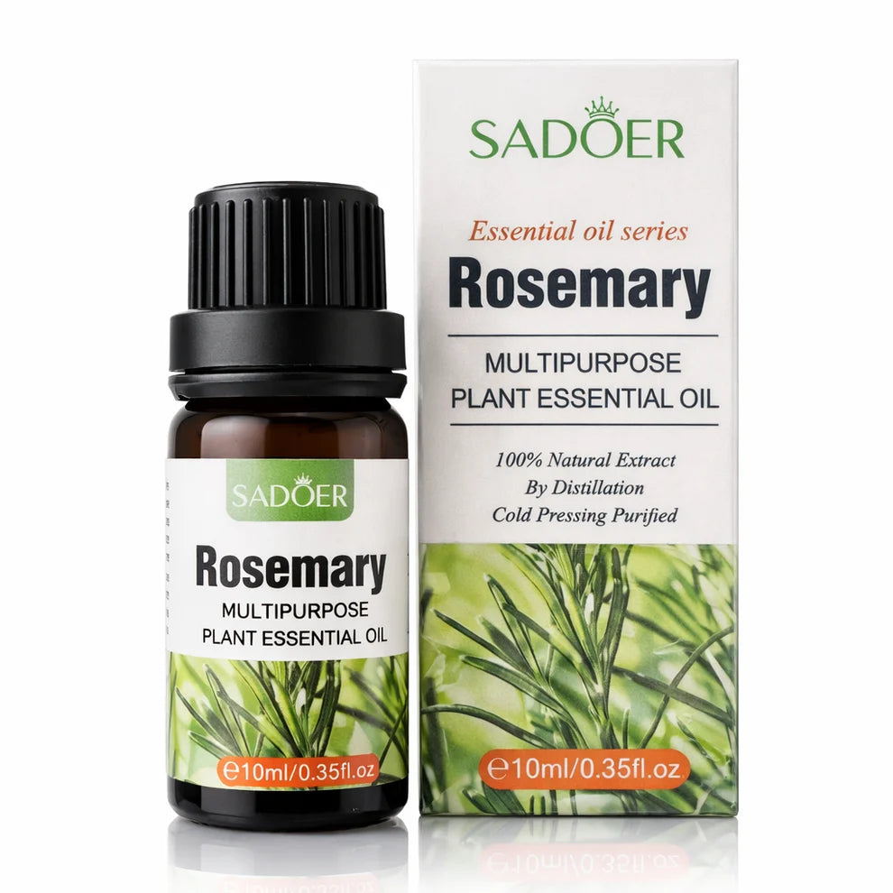 Ulei Esențial cu Rozmarin, Extract Natural 100%, Anti-Cădere, 10ml